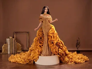AluraFerreira cam model - black hair - photo 3